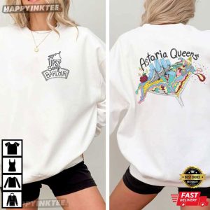 Tipsy Scoop Barlour Astoria Queens Map Art T Shirt (1)