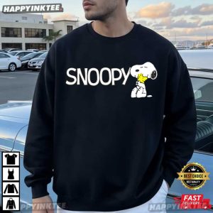 Snoopy Retro Peanuts Graphic T Shirt (1)