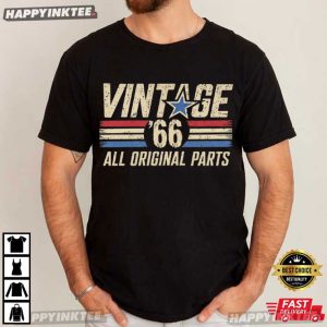 Vintage 1966 All Original Parts Retro 60th Birthday Gift T Shirt (4)