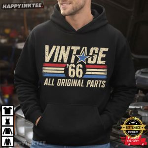 Vintage 1966 All Original Parts Retro 60th Birthday Gift T Shirt (3)