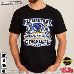 Elementary Williams Wrangler Level Complete 2026 T Shirt (1)