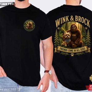 Wink And Brock Friends Come In All Sizes Animal Lover T Shirt (2)