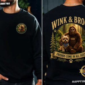 Wink And Brock Friends Come In All Sizes Animal Lover T Shirt (3)