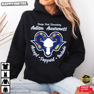Dodge Park Elementary Autism Awareness Accept Support Include T Shirt (3)
