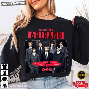 BTS Arirang World Tour Kpop Music T Shirt (1)