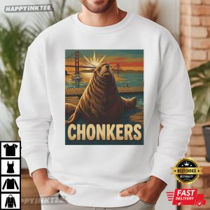 Chonkers The Sea Lion San Francisco Pier 39 Maritime T Shirt (4)