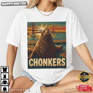 Chonkers The Sea Lion San Francisco Pier 39 Maritime T Shirt (1)
