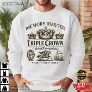 Memory Master Triple Crown Classical Conversations Homeschool Graduation T Shirt (1)