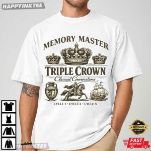 Memory Master Triple Crown Classical Conversations Homeschool Graduation T Shirt (2)