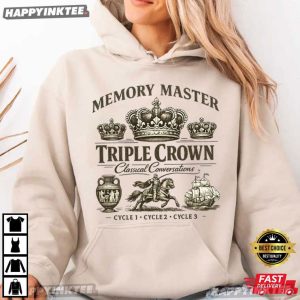 Memory Master Triple Crown Classical Conversations Homeschool Graduation T Shirt (3)
