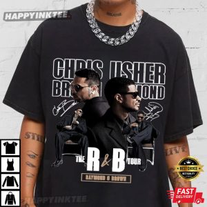 Chris Brown Usher Raymond The R&B Tour Music T Shirt (3)