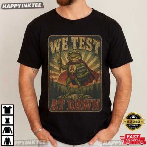 We Test At Dawn Medieval Frog Knight T Shirt (4)