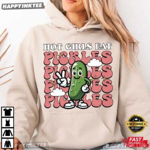 Hot Girls Eat Pickles Vegan Vegetarian Gift T Shirt (4)