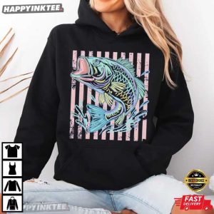 Bass Fish Retro Fishing Lover Gift T Shirt (4)