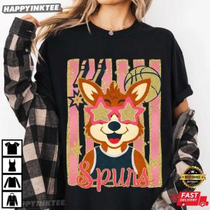 San Antonio Spurs Mascot Basketball T Shirt (4)