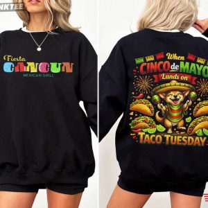 Fiesta Cancun Mexican Grill Cinco de Mayo Taco Tuesday T Shirt (4)