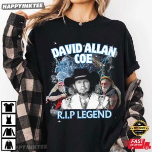 David Allan Coe RIP Legend Memorial Bootleg T Shirt (4)