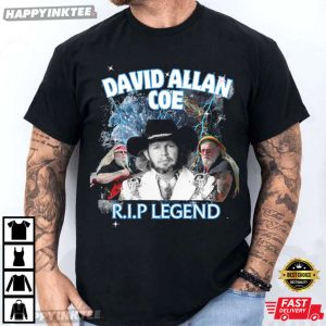 David Allan Coe RIP Legend Memorial Bootleg T Shirt (2)