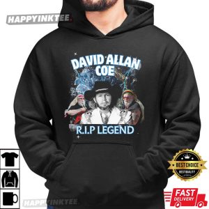 David Allan Coe RIP Legend Memorial Bootleg T Shirt (3)