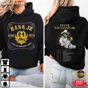 Hank Williams Jr Live In Concert 2026 Music T Shirt (4)