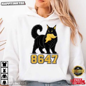 86 47 Black Cat USA Funny Political Meme T Shirt (3)