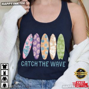 Catch The Wave Surfing Club Beach Vibes Summer T Shirt (4)