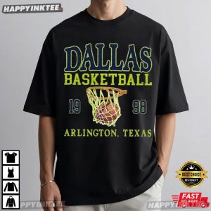 Dallas Basketball 1998 Arlington Texas Vintage T Shirt (4)