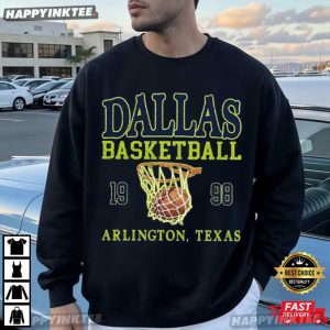 Dallas Basketball 1998 Arlington Texas Vintage T Shirt (3)