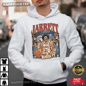 Jarrett Allen Cleveland Cavaliers Basketball 90s Bootleg T Shirt (4)
