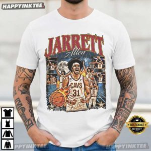 Jarrett Allen Cleveland Cavaliers Basketball 90s Bootleg T Shirt (2)