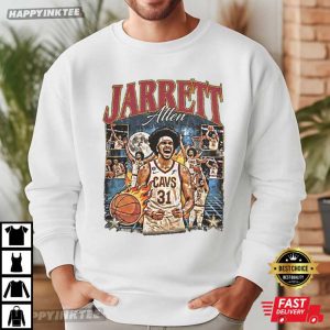 Jarrett Allen Cleveland Cavaliers Basketball 90s Bootleg T Shirt (3)