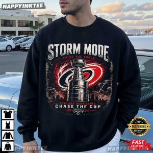 Storm Mode Raise The Surge Carolina Hurricanes Hockey T Shirt (1)