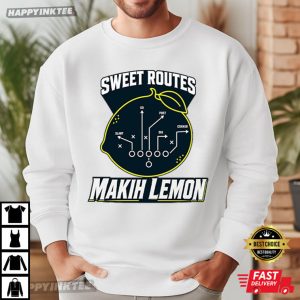 Sweet Routes Makih Lemon Philadelphia Eagles Football Fan T Shirt (1)
