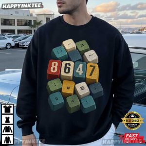 86 47 Keyboard Anti Trump Political Humor T Shirt (4)