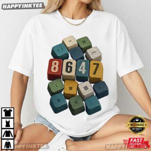 86 47 Keyboard Anti Trump Political Humor T Shirt (1)