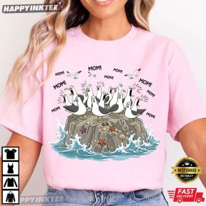 Seagull Mom Mom Mom Funny Mother's Day Gift T Shirt (4)