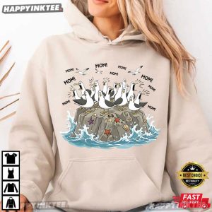 Seagull Mom Mom Mom Funny Mother's Day Gift T Shirt (3)