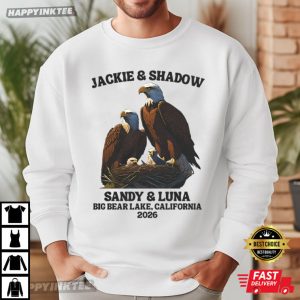 Jackie & Shadow Big Bear Lake Season 2026 Bald Eagle T Shirt (1)