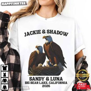 Jackie & Shadow Big Bear Lake Season 2026 Bald Eagle T Shirt (3)