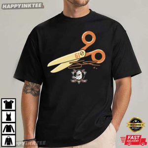 Anaheim Ducks Cutter Gauthier Scissors Hockey T Shirt (3)