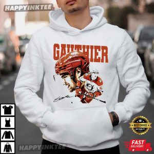 Cutter Gauthier Anaheim Ducks Ice Hockey Vintage T Shirt (3)