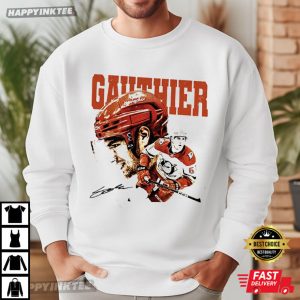 Cutter Gauthier Anaheim Ducks Ice Hockey Vintage T Shirt (4)