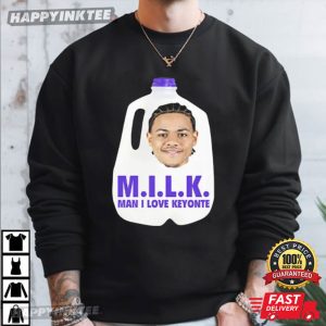 MILK Man I Love Keyonte George Basketball T Shirt (1)