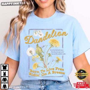 Ella Langley Dandelion Born To Live Free Riding On A Breeze T Shirt (4)