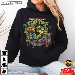 Puro Pinche Juicy Tortas Funny Mexican Food T Shirt (2)