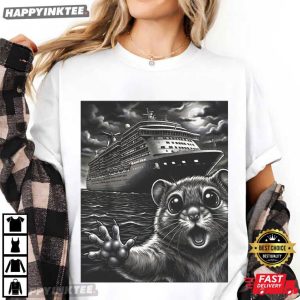 Hantavirus Shocked Vole and Cruise Ship Animal Meme T Shirt (1)