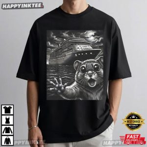 Hantavirus Shocked Vole and Cruise Ship Animal Meme T Shirt (3)