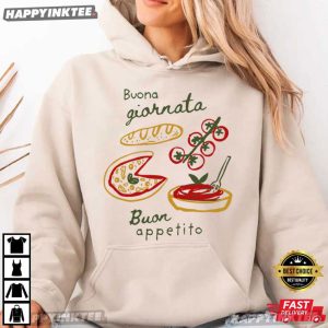 Spaghetti Buona Giornata Buon Appetito Italian Food T Shirt (4)
