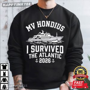 MV Hondius I Survived The Atlantic Cruise 2026 Travel Vacation T Shirt (1)