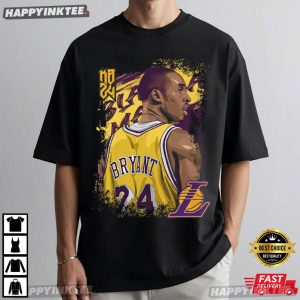 Kobe Bryant LA Lakers Basketball Legend Portrait T Shirt (2)